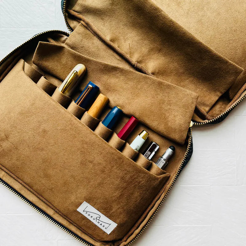 Kyoku Haku Zippered 20 Pen Case