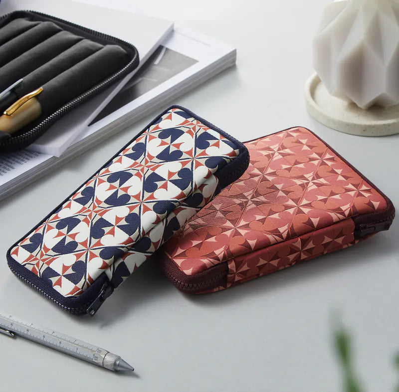 Kyoku Haku Archaeology Zippered 3 Slots Pen Case