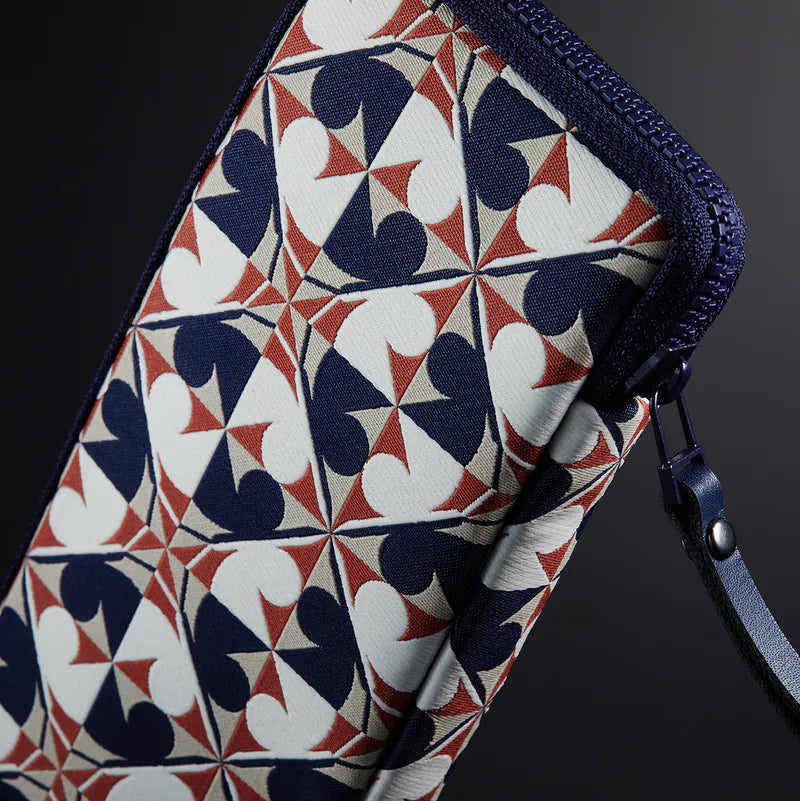 Kyoku Haku Archaeology Zippered 3 Slots Pen Case