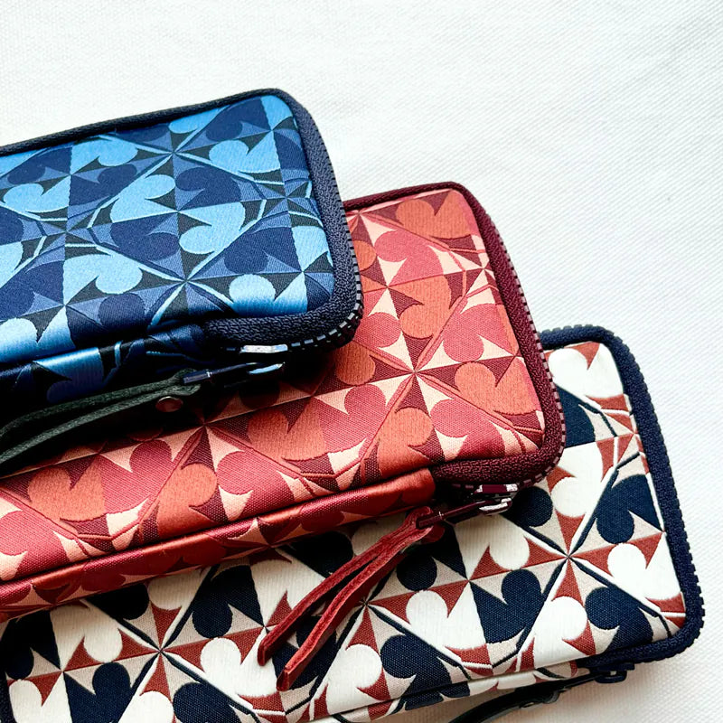 Kyoku Haku Archaeology Zippered 3 Slots Pen Case