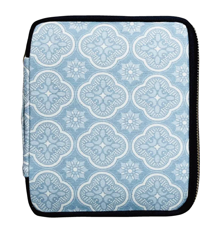 Kyoku Haku Begonia Flowers Zippered 10 Pen Case