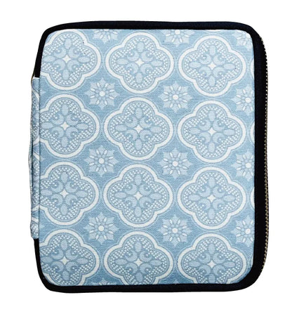 Kyoku Haku Begonia Flowers Zippered 10 Pen Case