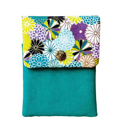 Kyoku Haku Dahlia Flap Pen Case for 4 Pens