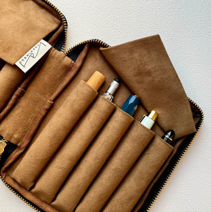 Kyoku Haku Iron Zippered 10 Pen Case