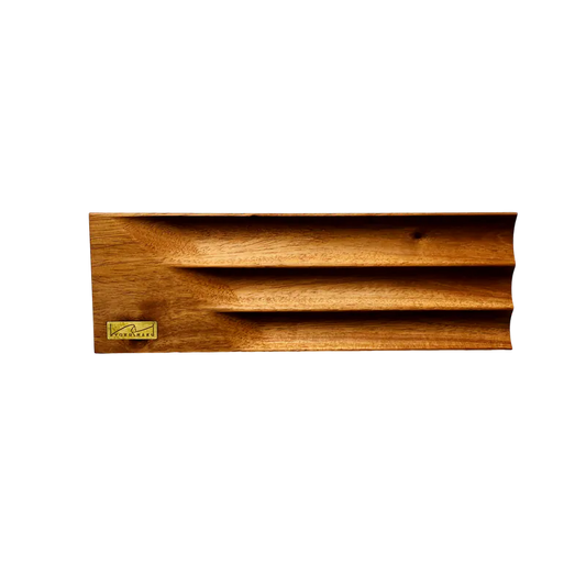 Kyoku Haku Mahogany Wooden Pen Holder [Simple]