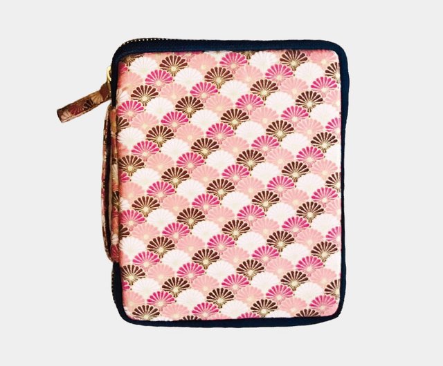 Kyoku Haku Seigaiha Zippered 10 Pen Case