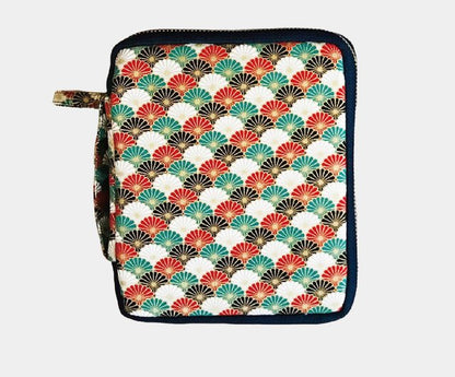 Kyoku Haku Seigaiha Zippered 10 Pen Case