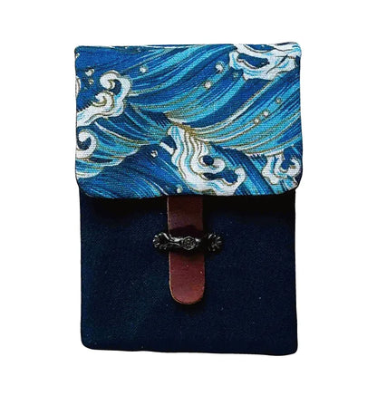 Kyoku Haku Wave Flap Pen Case for 4 Pens