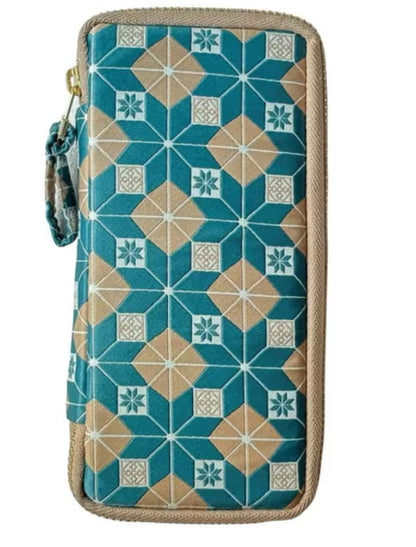 Kyoku Haku Siraya Zippered Pen Case [3 Slots / 10 Slots]
