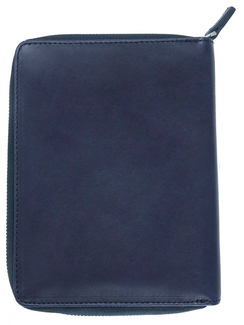 Galen Leather - Leather Zippered 5 Slots Pen Case