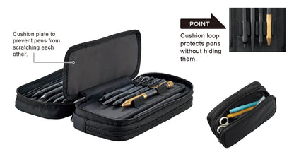 Lihit Lab Spread Double Pen Case