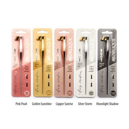 Luis Creations Moblique 2-in-1 Chrome Pen Holder