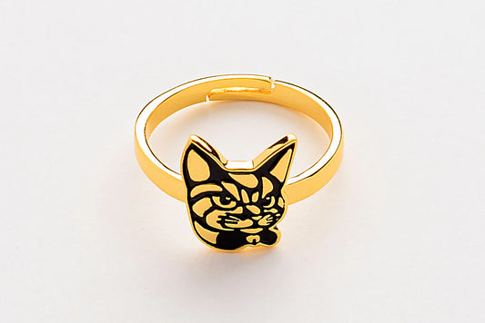 Luis Creations Rikka Adjustable Ring 18k Gold