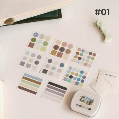 MU Mini Tin Palette Stickers