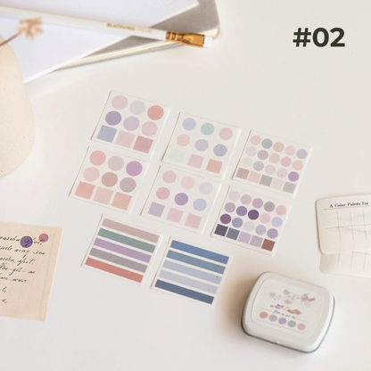 MU Mini Tin Palette Stickers