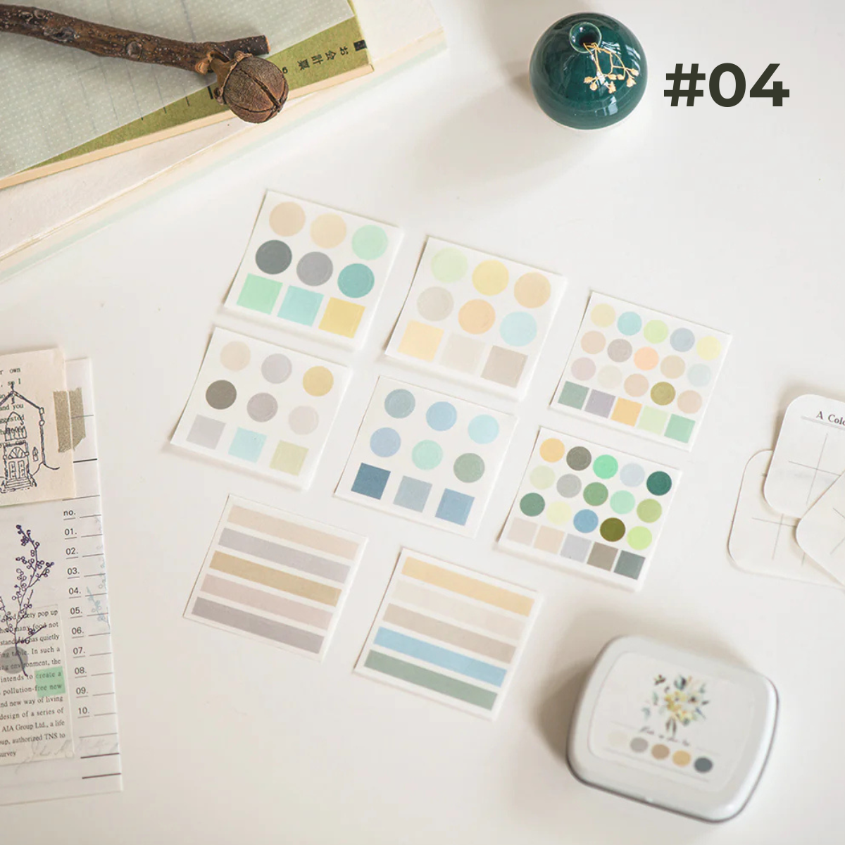 MU Mini Tin Palette Stickers