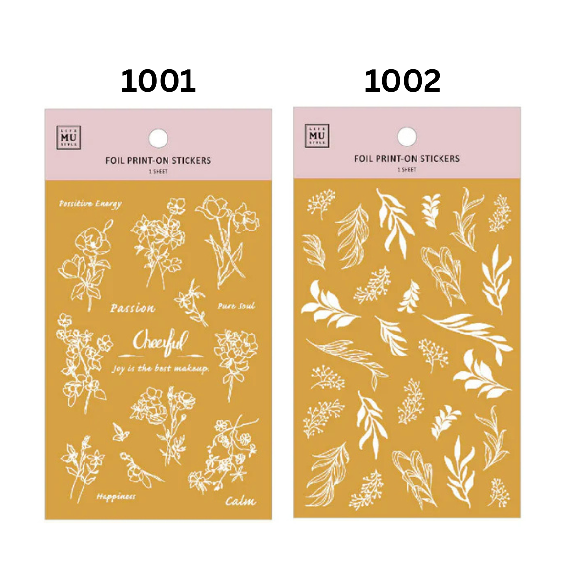 MU Gold Foil Sticker