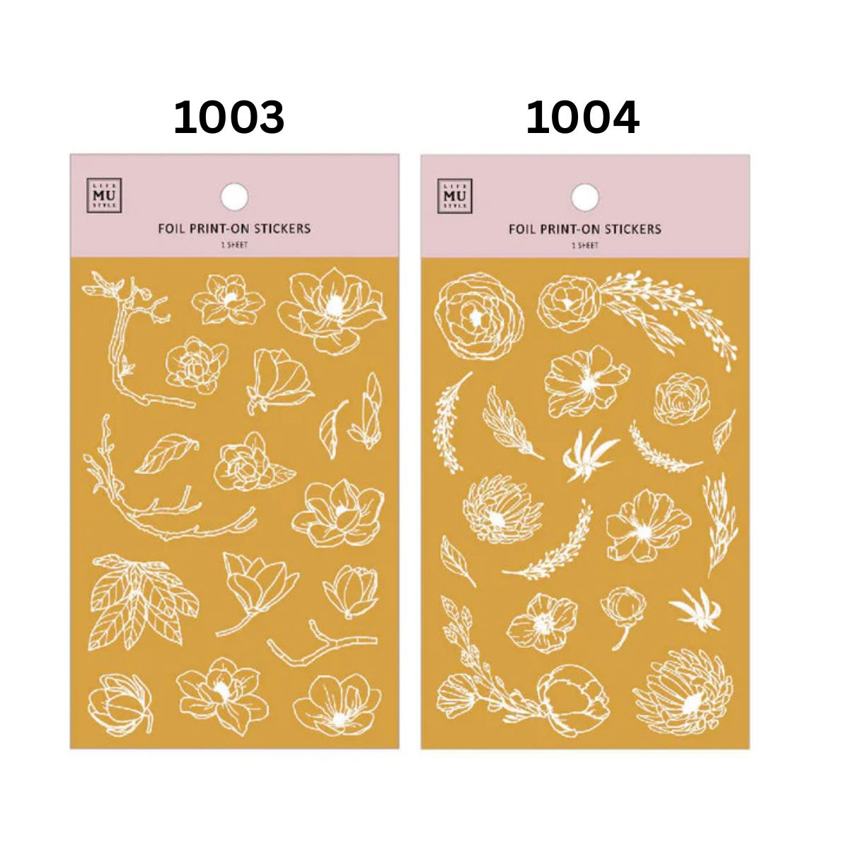 MU Gold Foil Sticker