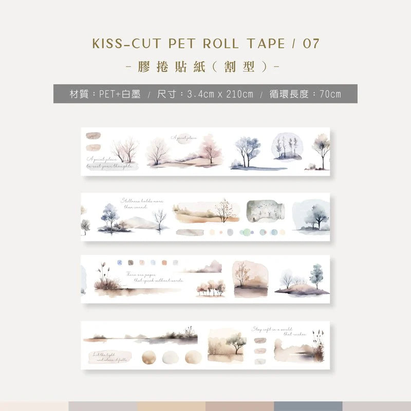 MU Kiss-Cut Pet Roll Tape