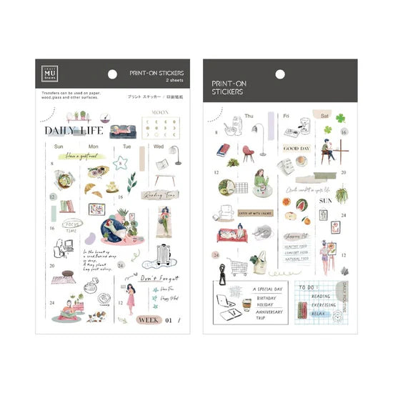 MU Pro Print-On Transfer Stickers [259-273]