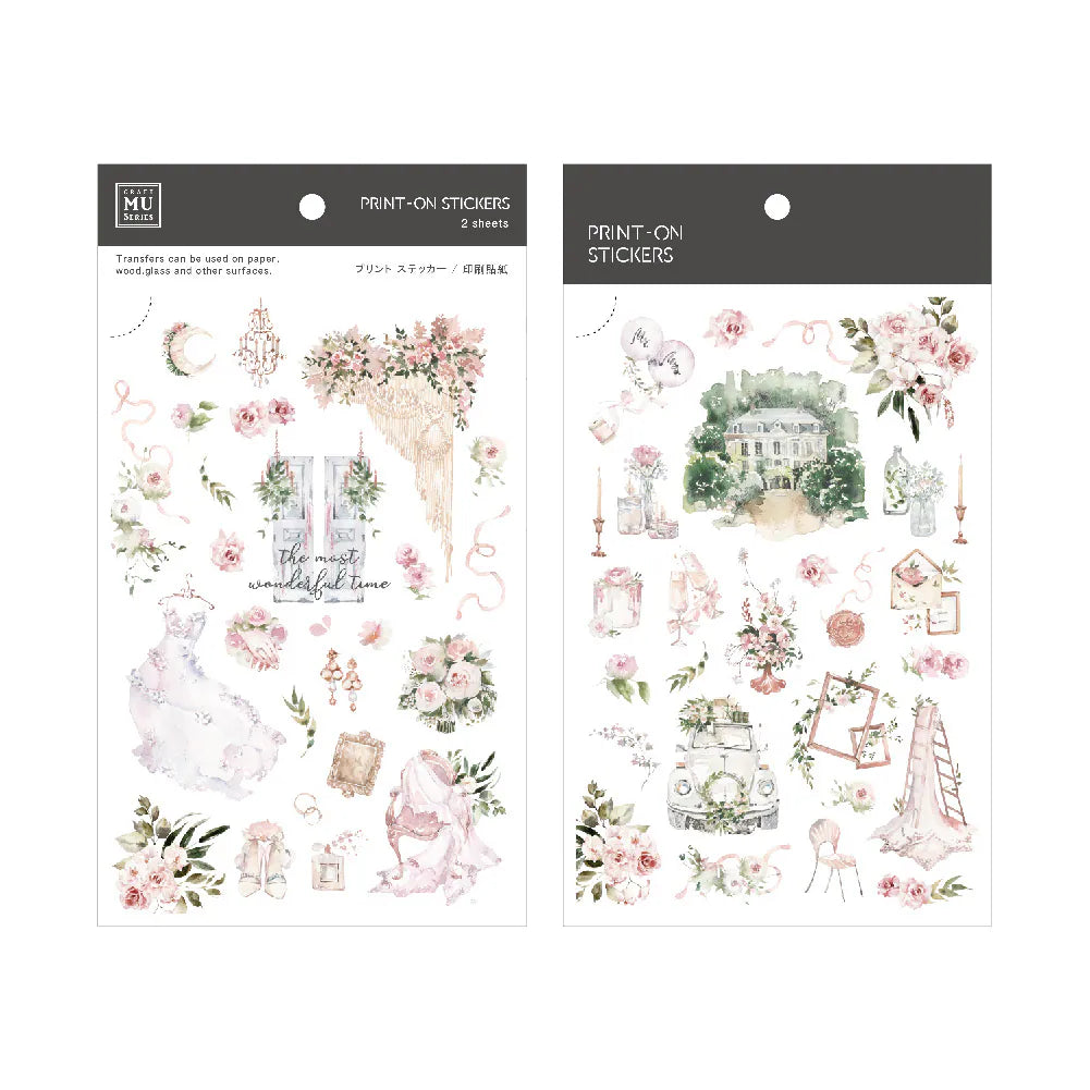 MU Pro Print-On Transfer Stickers [105-121]