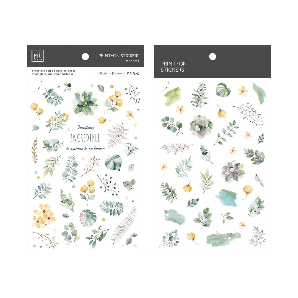 MU Pro Print-On Transfer Stickers [122-143]