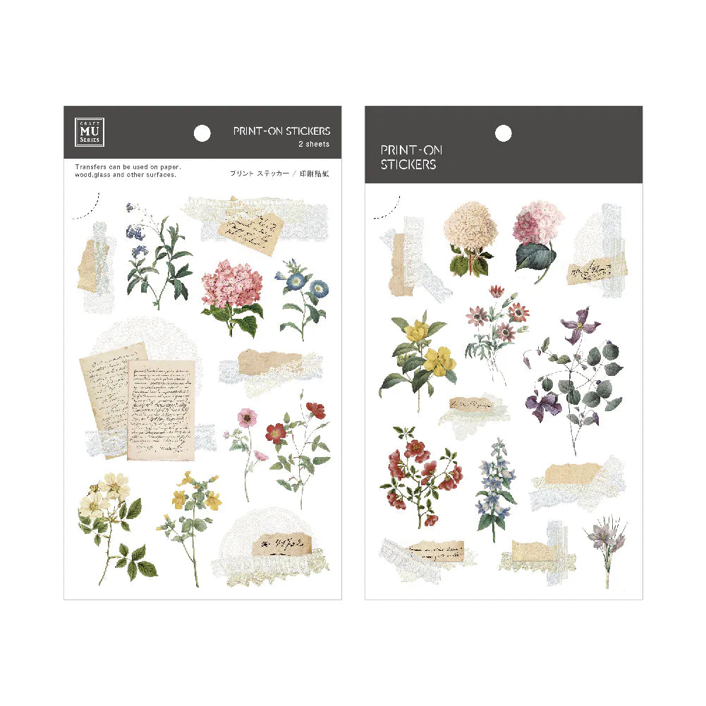 MU Pro Print-On Transfer Stickers [228-243]