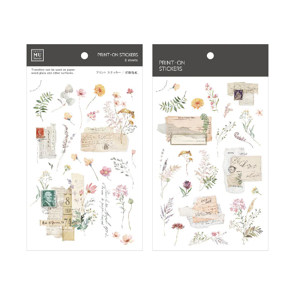 MU Pro Print-On Transfer Stickers [228-243]