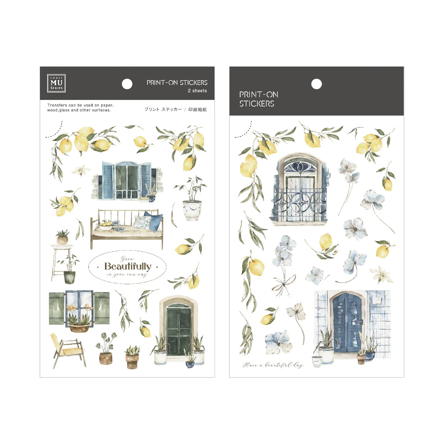MU Pro Print-On Transfer Stickers [244-258]