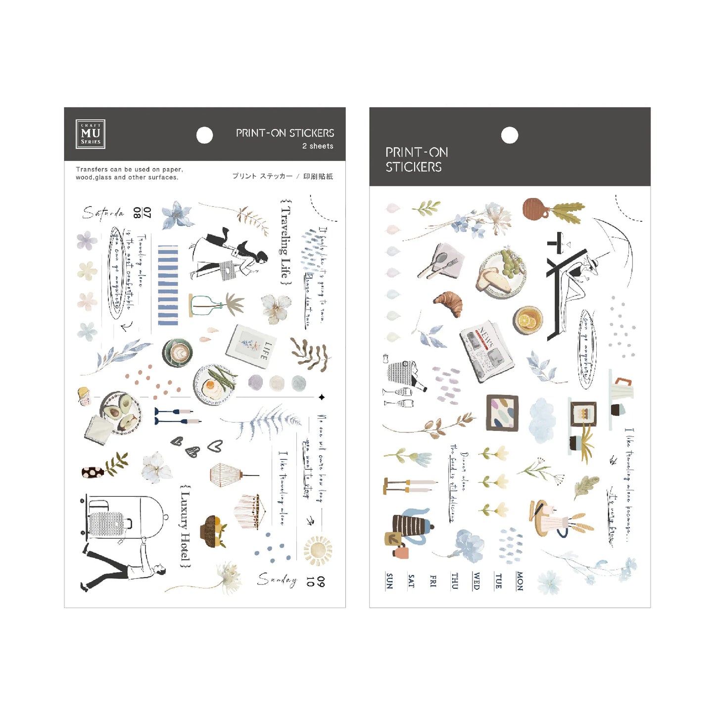 MU Pro Print-On Transfer Stickers [244-258]