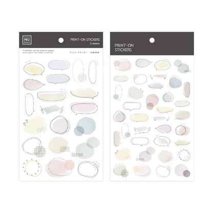 MU Pro Print-On Transfer Stickers [274-280]