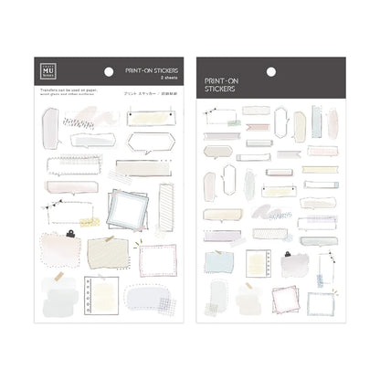 MU Pro Print-On Transfer Stickers [274-280]