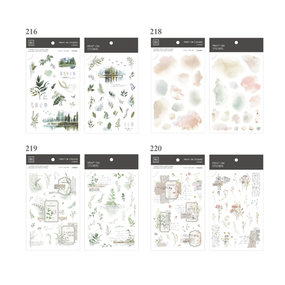 MU Pro Print-On Transfer Stickers [212-227]