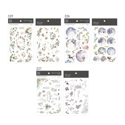 MU Pro Print-On Transfer Stickers [212-227]
