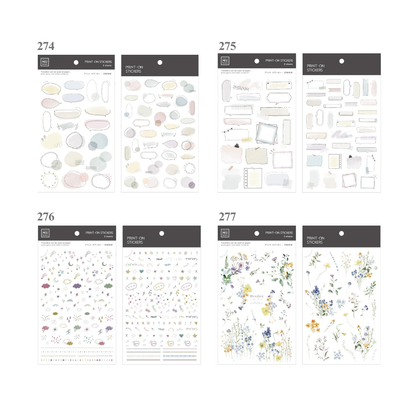 MU Pro Print-On Transfer Stickers [274-280]