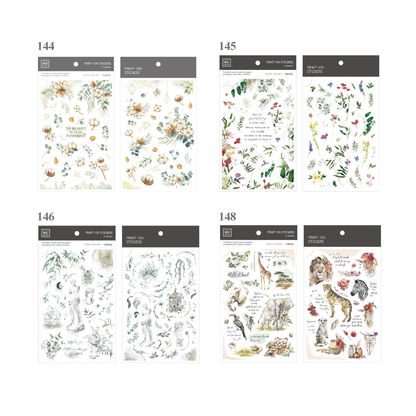 MU Pro Print-On Transfer Stickers [144-163]