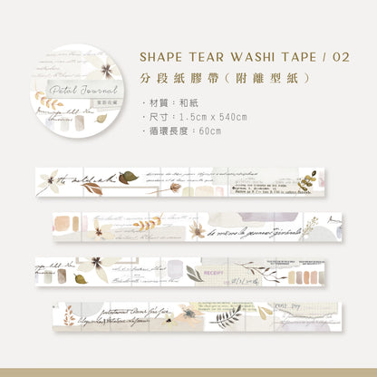MU Tear Shape Washi Tape