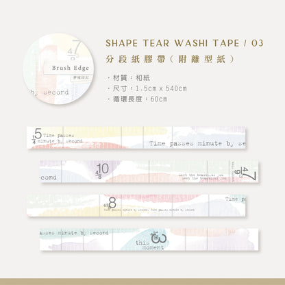 MU Tear Shape Washi Tape