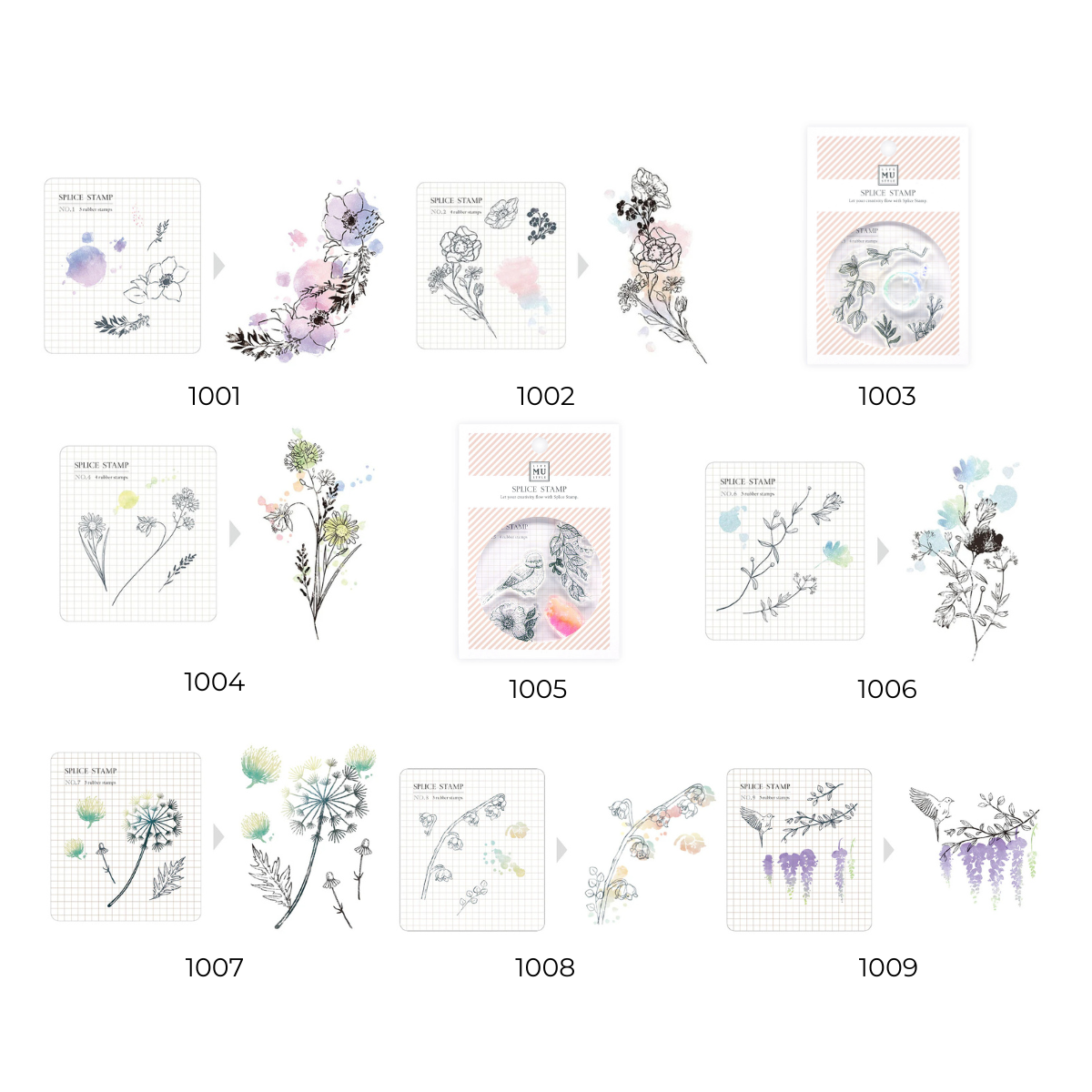 MU Splice Stamp [1001-1015]