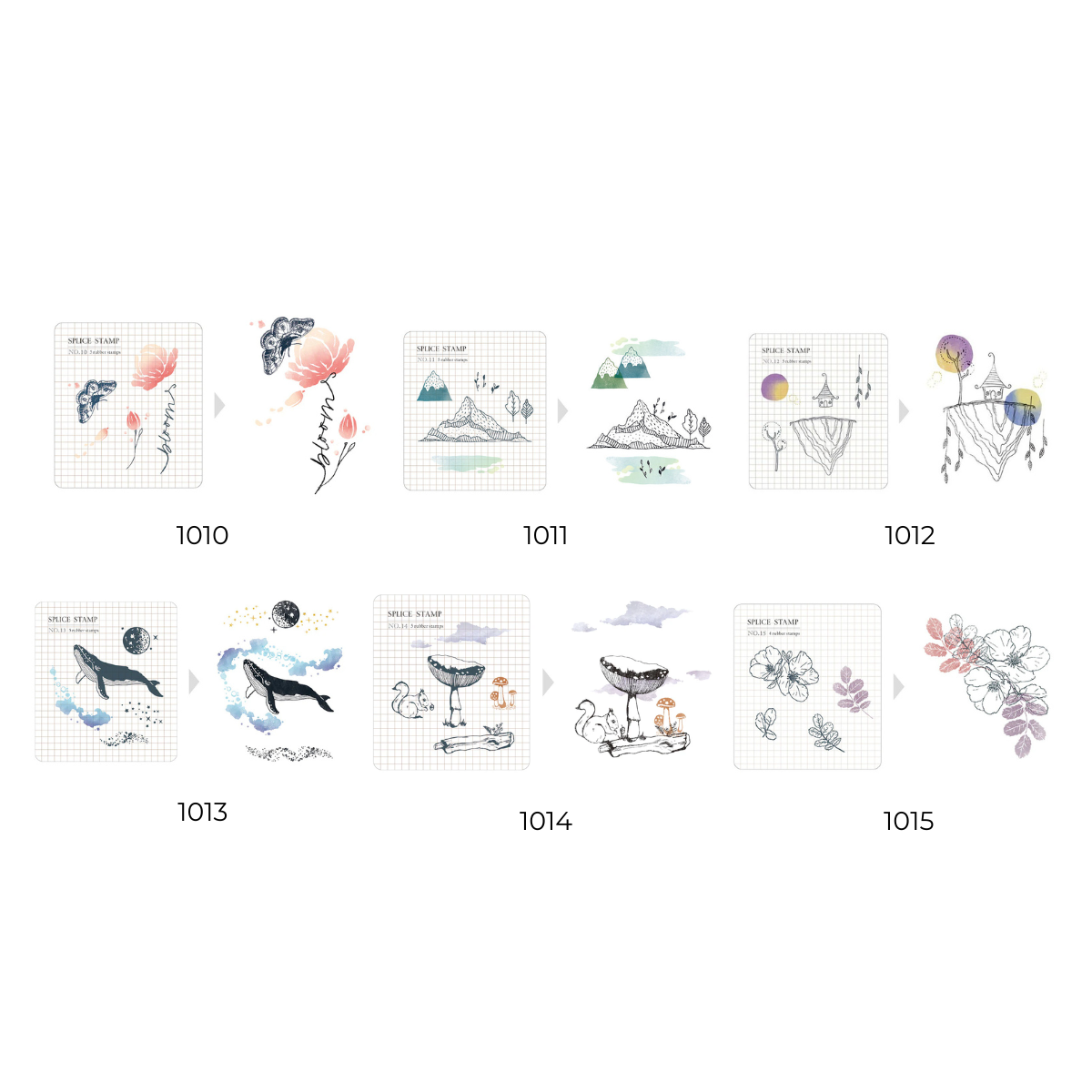 MU Splice Stamp [1001-1015]