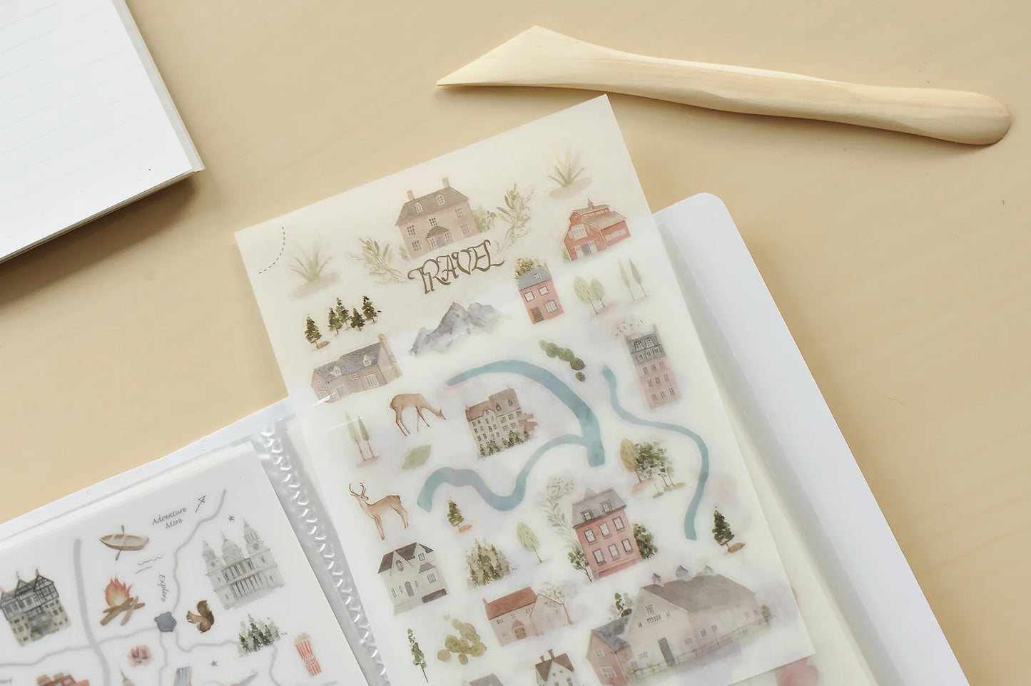 MU Print-On Transfer Sticker Storage Book