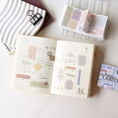 MU Page-Turn Die-Cut Washi Tape Book Type