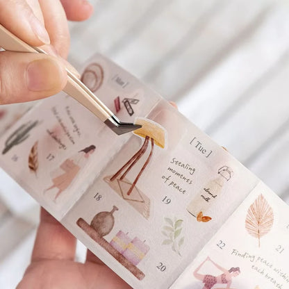 MU Page-Turn Die-Cut Washi Tape Book Type