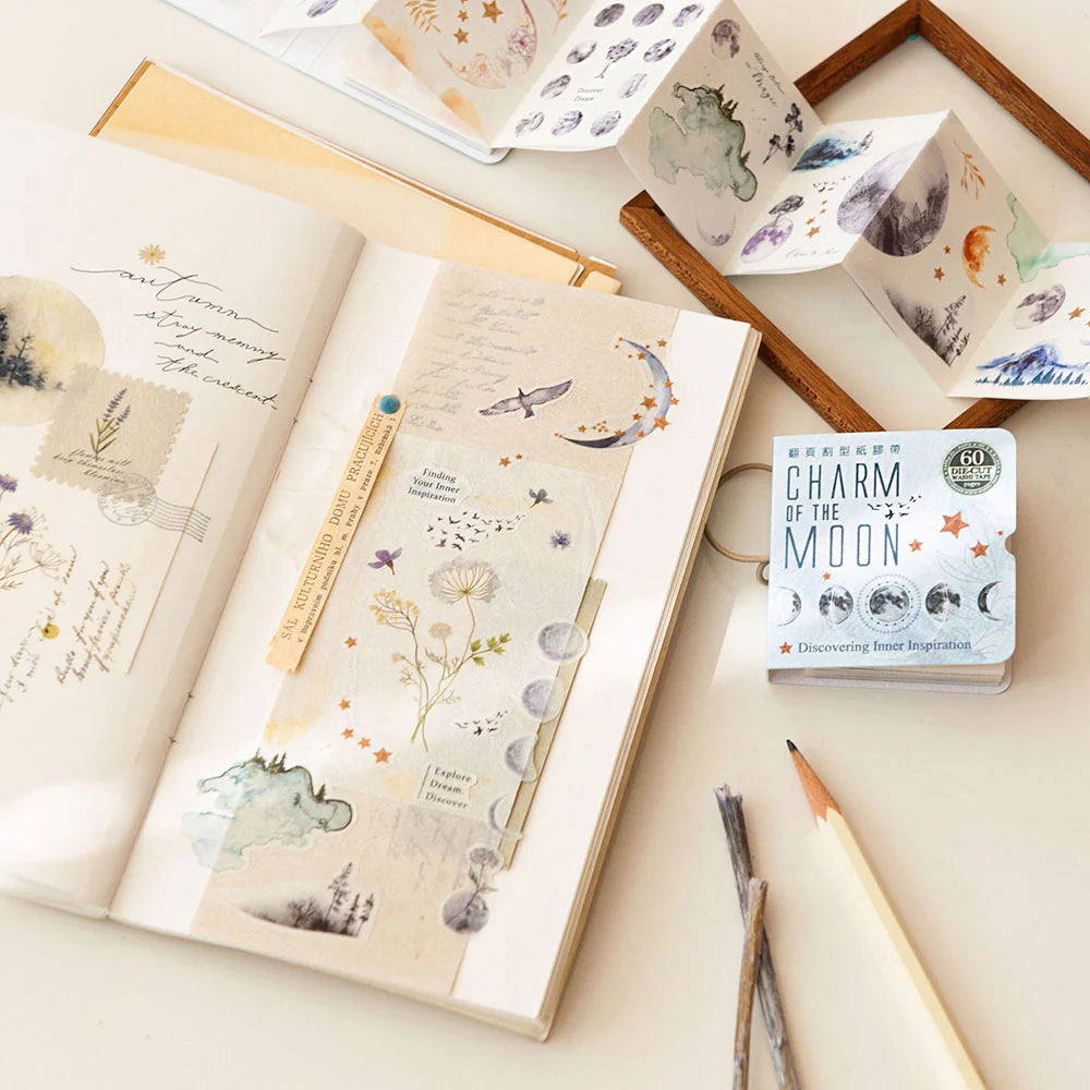 MU Page-Turn Die-Cut Washi Tape Book Type