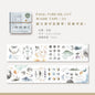 MU Page-Turn Die-Cut Washi Tape Book Type
