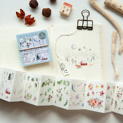 MU Page-Turn Die-Cut Washi Tape Book Type