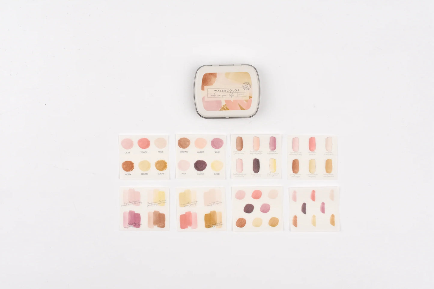 MU Mini Tin Palette Stickers