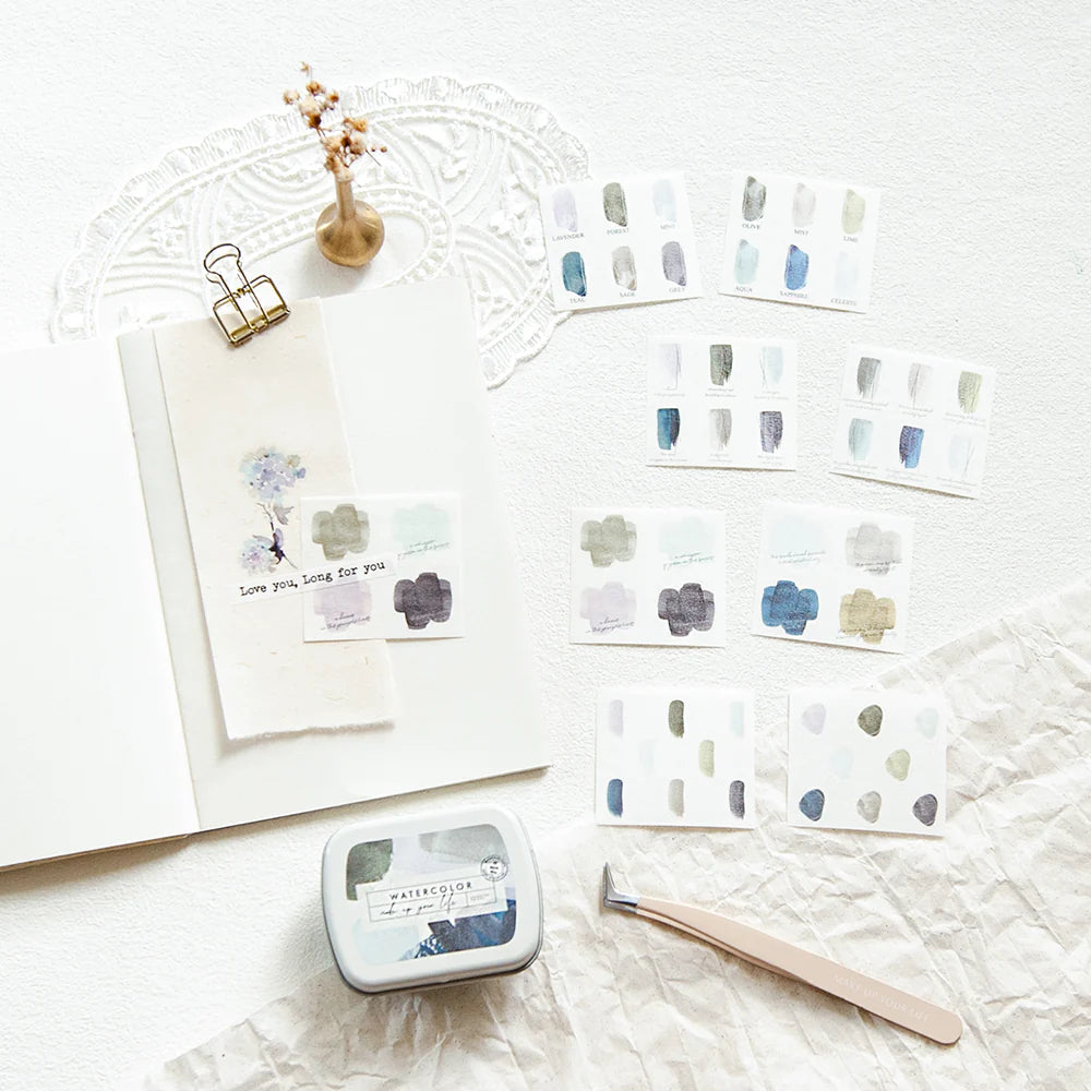 MU Mini Tin Palette Stickers