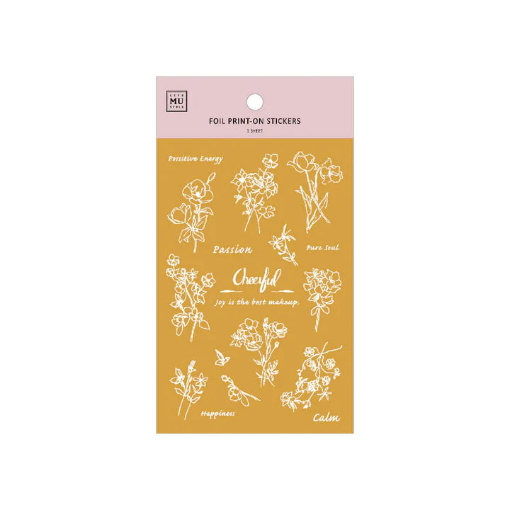 MU Gold Foil Sticker