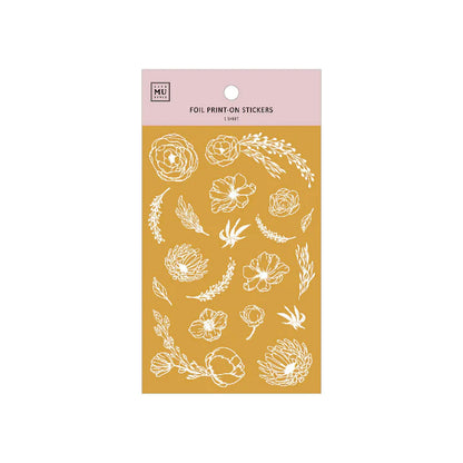 MU Gold Foil Sticker